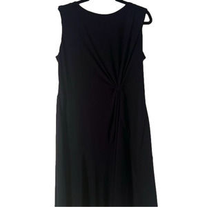 Lane Bryant Size 14/16 Navy Blue Flare Career Formal Sleeveless Dress